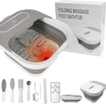 Collapsible Foot Spa Bath With Heat And Massage Rollers, Bubble, Pedicure K. Fixed Price $51.48.