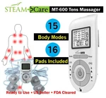 Steamcare MT-600 Tens Massager 15 MODES/16 Pads Fda Cleared /warranty *us Seller. Fixed Price $38.50.