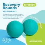 Rad Recovery Rounds - Extra Soft Yoga Deep Tissue Massage Ball Set 2 Pack New. Fixed Price $25.00.