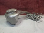 Brookstone Percussion Massager Handheld Dual Node Variable Speed Tan 235333. Fixed Price $35.00.