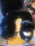 Neck Massager Health Touch ,with Vibration Black Bear Shape. Fixed Price $20.00.