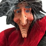 Vtg 2FT Tall Witch With Flashing Red Eyes Cackling Screaming Battery Operated. Fixed Price $99.00.
