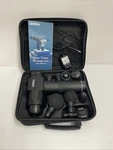Legiral Massage Gun Black Handheld Percussion 6 Heads Carrying Case Clean. Fixed Price $21.99.