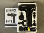 Hy-impact Deep Tissue Muscle Massage Gun Cordless 4 Massaging Heads Open Box. Fixed Price $18.99.