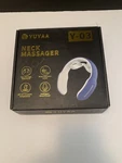Yuyaa Y0-3 Unisex Wihet Neck Massager Haet Pulse Vibration Pain Relief Machine. Fixed Price $30.00.