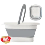 Wmhylyh Collapsible Pedicure Foot Spa Bath Massager Tub White. Fixed Price $27.99.