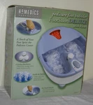 Footsalon Deluxe W. Heat Pedicure Bubbler, Homedics Body Basics, New In Box. Fixed Price $24.99.