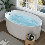 67" Acrylic Jacuzzi Tub With Jets, Heater & Led Massage Spa Features. Fixed Price $3794.99.