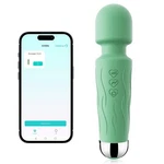Kverg Handheld Mini Massager W/ App - Usb Rechargeable, 20 Patterns, 8 Speeds,. Fixed Price $32.18.