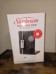 New Sunbeam Heating Pad W/ Xpress (king Size, 12" 24") 6 Settings. Fixed Price $29.99.