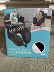 Vibration Memory Foam Neck Massager Health Touch Battery Operated . New Open Box. Fixed Price $30.00.