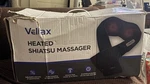 Vellax Heated Shiatsu Massager Black. Fixed Price $39.99.