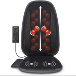 Comfier Vibration Back Massage With Heat Seat Cushion Pad, CF-2206, Black. Fixed Price $35.00.