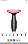 Elishine 7-COLOR Led Face & Neck Massager (black). Fixed Price $10.00.