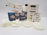 Vintage Pollenex Deep Heat Massager W/4 Snap-on Attachments. Fixed Price $24.50.