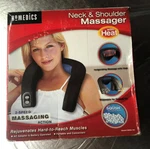 Homedics Neck & Shoulder Massager With Heat 2-SPEED Squash Micropedic Beads. Fixed Price $99.00.