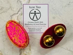 Icon Too Brass Baoding Chinese Health Balls Meditation Hand Exercise Set. Fixed Price $88.90.