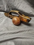 Vintage Swank Jaguar Wooden Carved Back Massager Car, Missing Wheels. Fixed Price $5.99.