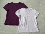 Free People We The Nova Tee Light Dark Pink Lot Of 2 Size Xs. Fixed Price $49.99.
