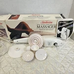 Sunbeam Dual Action Infra Red Heat Massager Model 1856-8 2 Speed Attachments. Fixed Price $27.79.