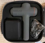 Sharper Image Deep Tissue Massage Gun W/ Case Attachments Charger Percussion. Fixed Price $59.99.