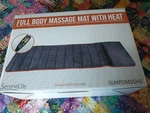 Serenelife Full Body Massage Mat With Heat SLMPDMSG45. Fixed Price $89.99.