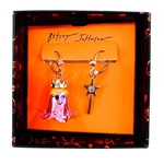 Betsey Johnson Ghost Princess Wand Mismatch Earrings Pink Halloween Cute Nwt. Fixed Price $26.95.