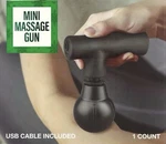 Festive Voice Mini Massage Gun Cordless Handheld Rechargeable Usb Charging Black. Fixed Price $10.00.
