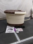 Acevivi Foot Spa Bath Motorized Massager With Heat, Frequency Conversion, Remote. Fixed Price $49.98.