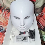 Sharper Image Led Light Therapy Mask For Face W/ Remote & Power Adapter. Fixed Price $176.65.