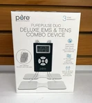 Purepulse Duo Deluxe Tens Ems Device Muscle Stimulation, Massage & Pain Rel $79. Fixed Price $59.00.