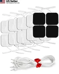 Tens Unit Electrode Pads (20PCS) With Free 1/4 Wire Cable - Universal WHITE02. Fixed Price $14.16.