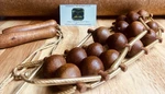 Vintage Back Massager Wooden Bead Ball Body Neck Relaxing Self 2 Hand Held. Fixed Price $29.99.