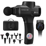 Massage Gun Handheld Electric Deep Tissue 10 Speeds 9 Heads Lifepro Sonic Muscle. Fixed Price $114.99.