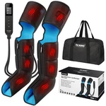 Fit King Air Compression Massager With Full Leg+foot Heat, Black. Fixed Price $282.99.