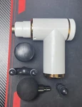 Bluzen HP-168 White Mini Percussion Massage Gun With Carrying Zipper Case (205). Fixed Price $20.00.