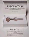 Mount Lai Mini Rose Quartz Facial Roller De-puffing Anti-aging Massaging Tool. Fixed Price $9.90.