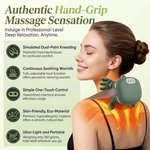 Genesandro Bionic Neck Shoulder Heated Real Hand Massagers - Green. Fixed Price $63.73.