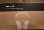 Nekteck Neck & Back Massager With NK-NM06 Heated Device. Fixed Price $30.00.