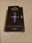 Skyn Intimate Accessory Thrill Discreet Vibrating Massager 3 Speed Rechargeable. Fixed Price $11.95.
