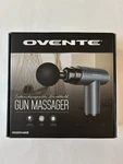 Ovente Interchangeable Handheld Gun Massager, New, Silver. Fixed Price $22.00.