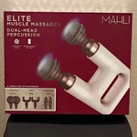 Mahli Elite Muscle Massager Dual-head Percussion Vibrating Rechargeable White. Fixed Price $26.89.