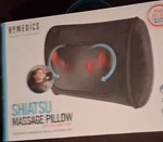 Homedics Black Shiatsu Massage Pillow With Soothing Heat. Fixed Price $20.00.