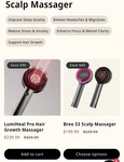 Breo S3 Scalp Massager Pink Electric Waterproof Head New No Box. Fixed Price $150.00.