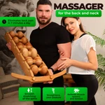 Timbergood Wooden 6-ROLLERS Massager For Back, Spine, Neck, Body And Pain Relief. Fixed Price $199.00.