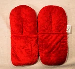 Red Comfort Foot Slippers - 100% All Natural Herbal Therapy. New Old Stock. Fixed Price $15.99.