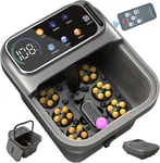 Collapsible Foot Spa Bath With Heat And Massage, Motorized Shiatsu Massager. Fixed Price $143.55.