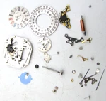 Rare Vintage Seiko Parts Lot 2 Jewel Date Day Rings Crowns Hands 470095 W61. Fixed Price $39.59.