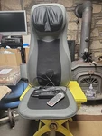 Naipo Back Neck Massage Seat Chair Cushion With Heat Pressure & Vibration. Fixed Price $80.00.
