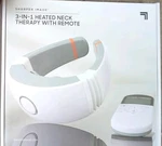 3-IN-1 Heated Neck Therapy With Remote By Sharper Image **open Box, New** Fr/shp. Fixed Price $59.95.